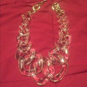 Anthropologie acrylic statement necklace